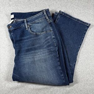 Lane Bryant High-Rise Essential Stretch Straight Crop Jeans Medium Wash Size‎ 26